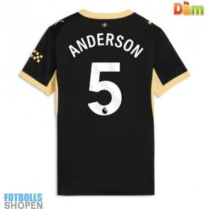Billiga Manchester City Elliot Anderson #5 Bortatröja Dam 2026-27 Kortärmad